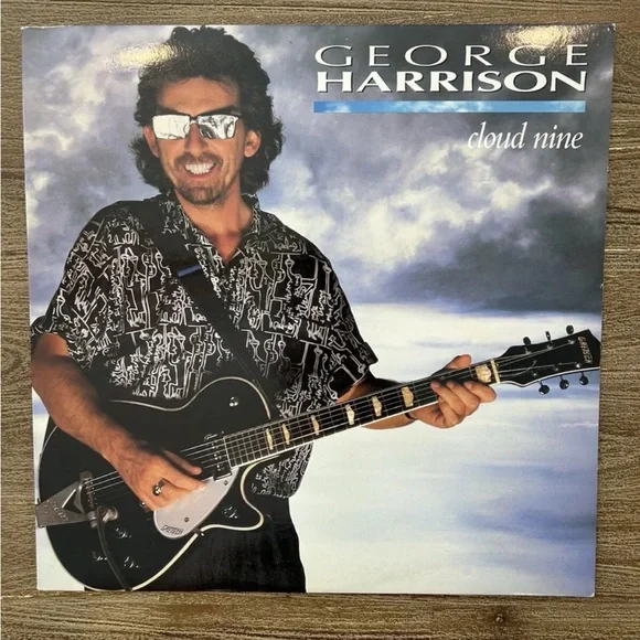 George Harrison Cloud Nine 1987 LP W/Original Inner, Got My Mind Set On You - Picture 2 of 12